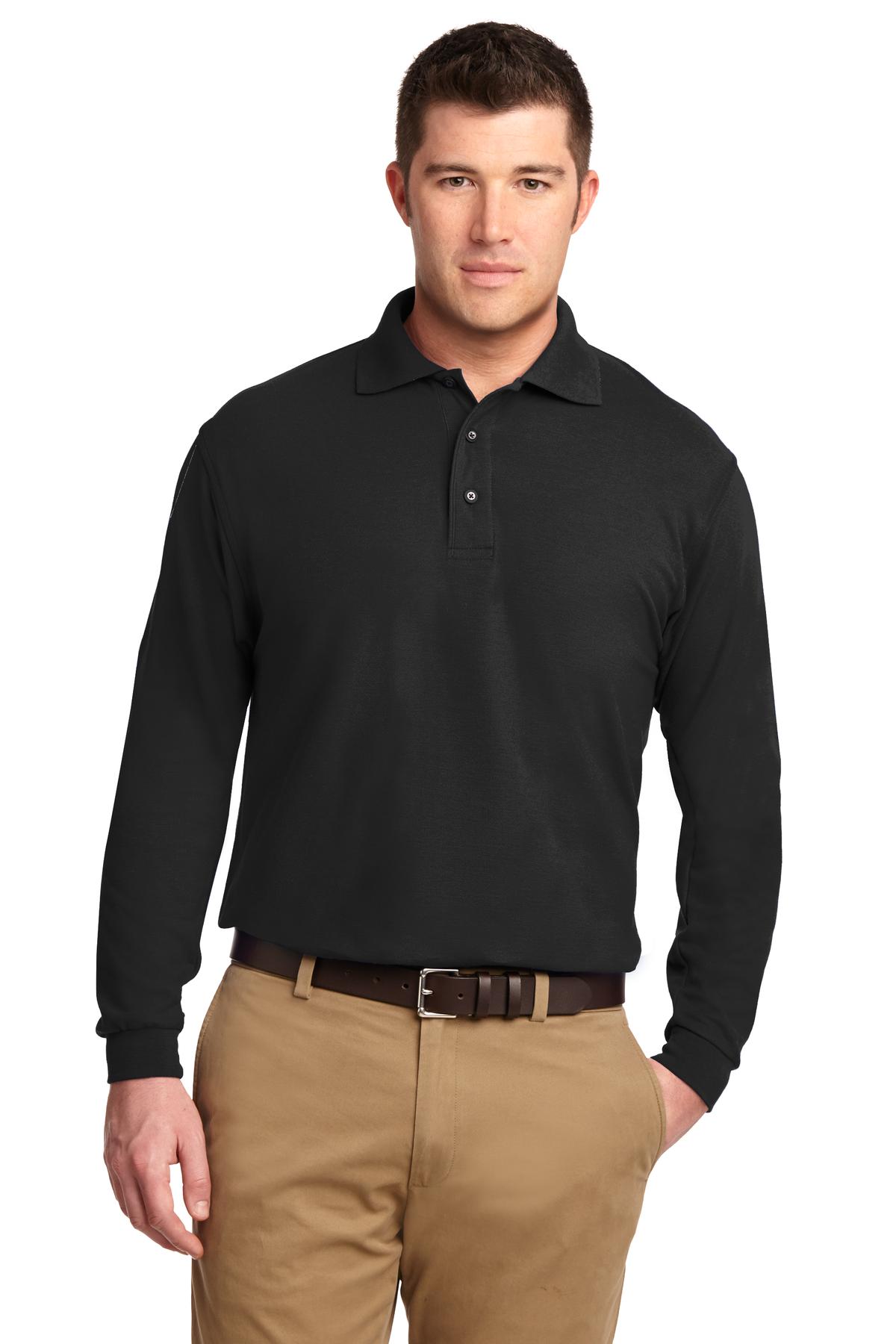 Port Authority ® Tall Silk Touch™ Long Sleeve Polo. TLK500LS