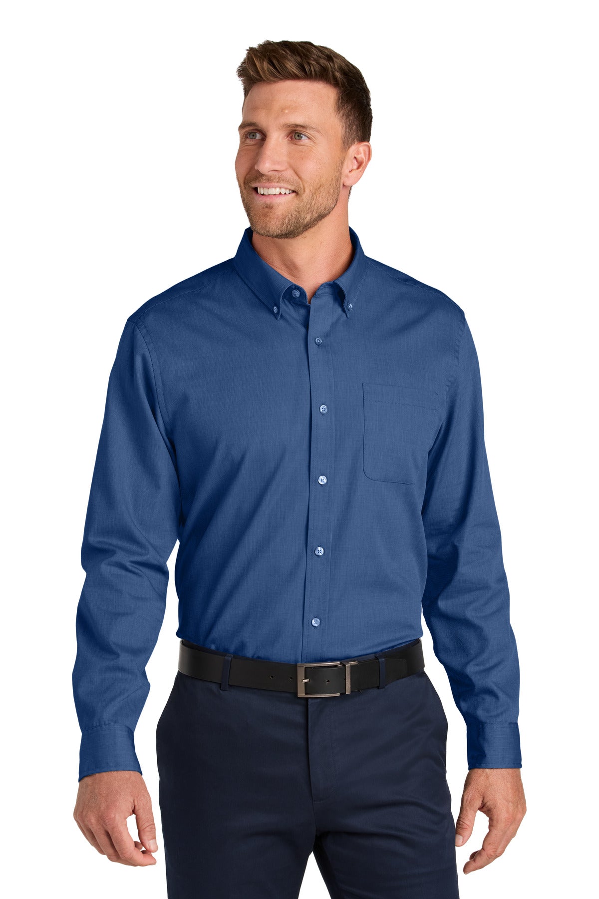 Port Authority ® Long Sleeve Nailhead Easy Care Shirt W816