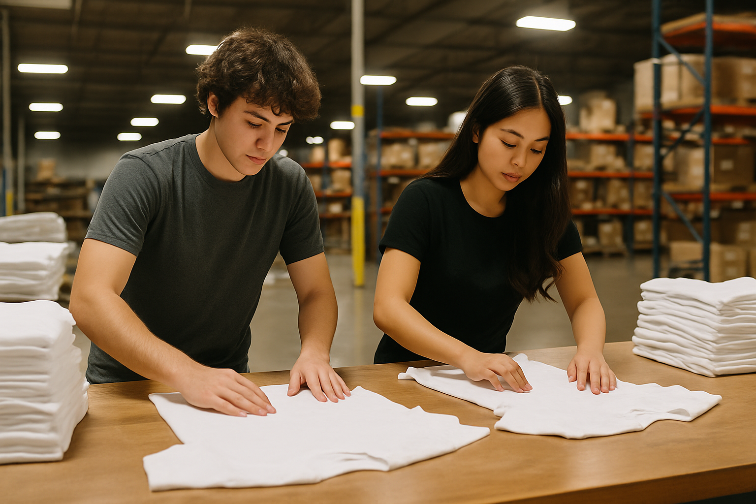 Full Service Folding, Bagging, and Warehousing
