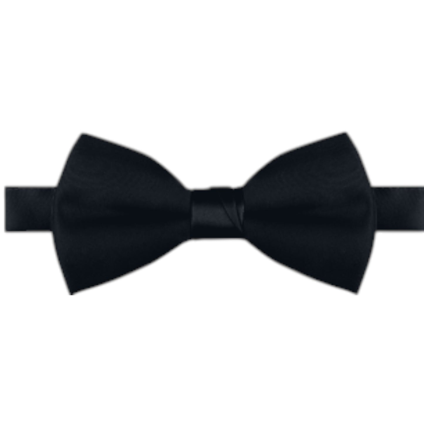 Black Satin Bowtie