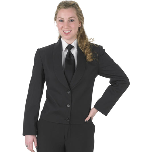 Women's Cloth Lapel Shawl Eton Jacket