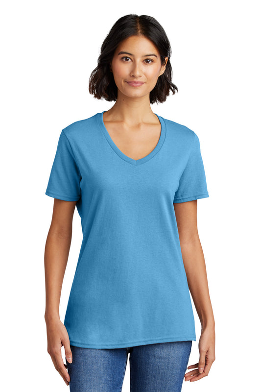Port & Co ™  Women's Core Cotton V-Neck Tee. LPC54V