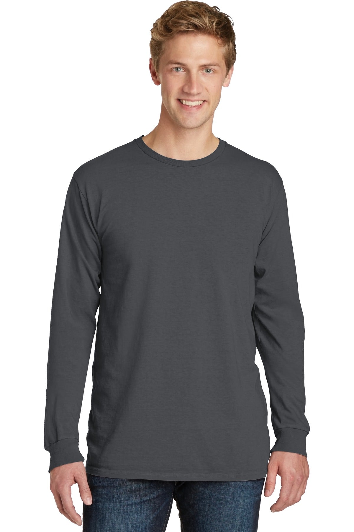 Port & Co ™  Beach Wash ®  Garment-Dyed Long Sleeve Tee PC099LS