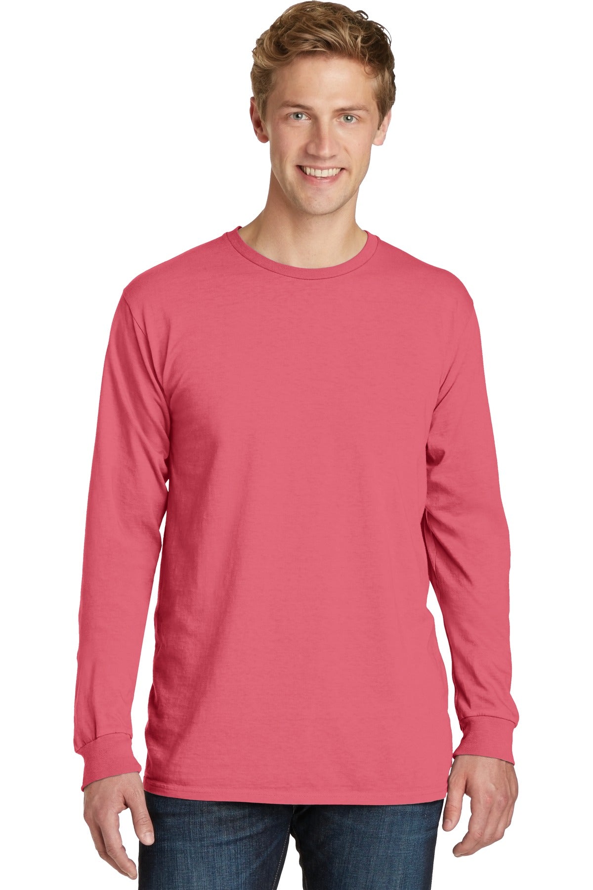 Port & Co ™  Beach Wash ®  Garment-Dyed Long Sleeve Tee PC099LS