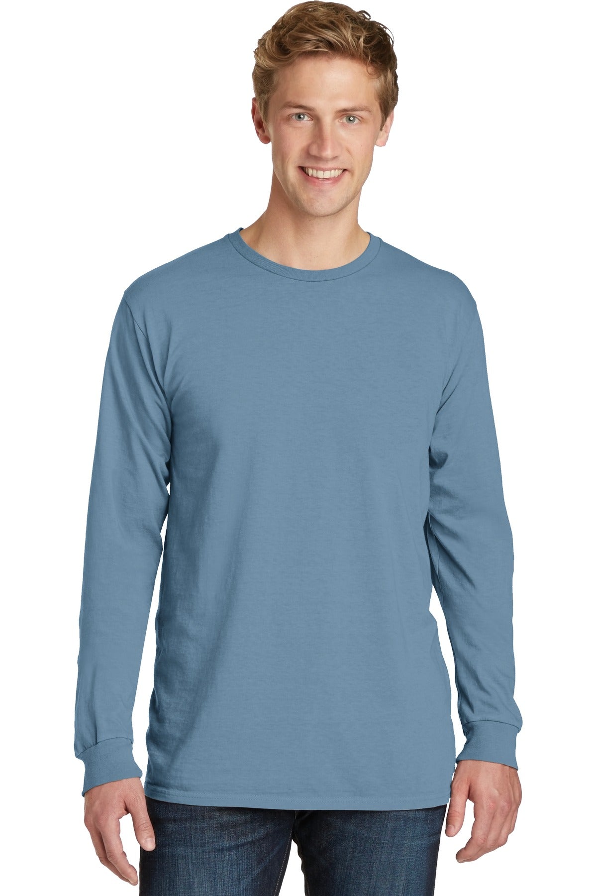 Port & Co ™  Beach Wash ®  Garment-Dyed Long Sleeve Tee PC099LS