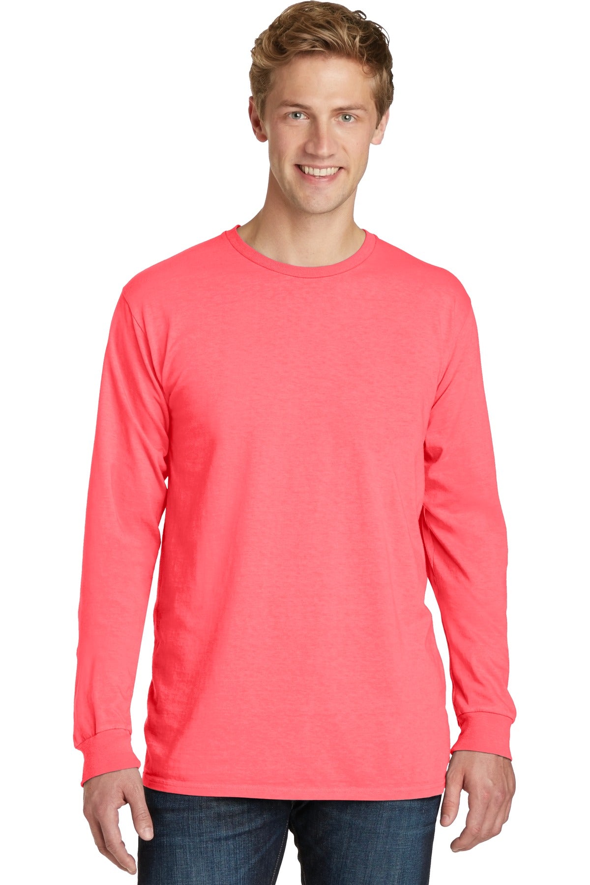 Port & Co ™  Beach Wash ®  Garment-Dyed Long Sleeve Tee PC099LS