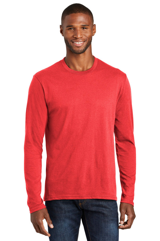 Port & Co ™  Long Sleeve Fan Favorite  ™  Blend Tee. PC455LS