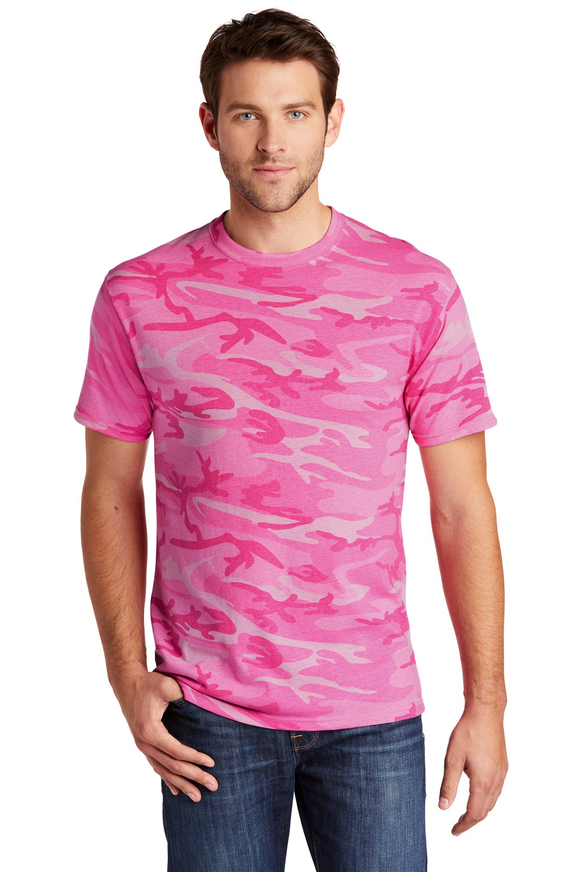 Port & Co ™  Core Cotton Camo Tee.  PC54C