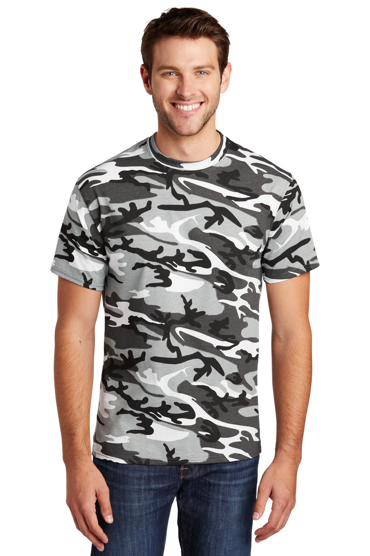 Port & Co ™  Core Cotton Camo Tee.  PC54C