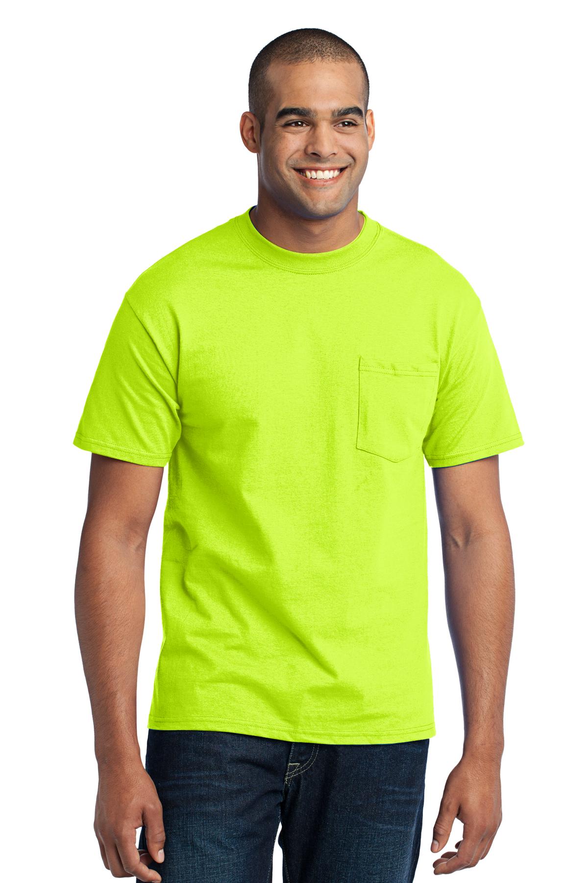 Port & Co ™  Tall Core Blend Pocket Tee. PC55PT