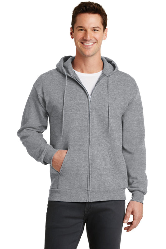 Port & Co ™  Core Fleece Full-Zip Hooded Sweatshirt. PC78ZH