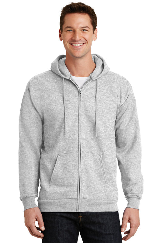 Port & Co ™  Essential Fleece Full-Zip Hooded Sweatshirt.  PC90ZH