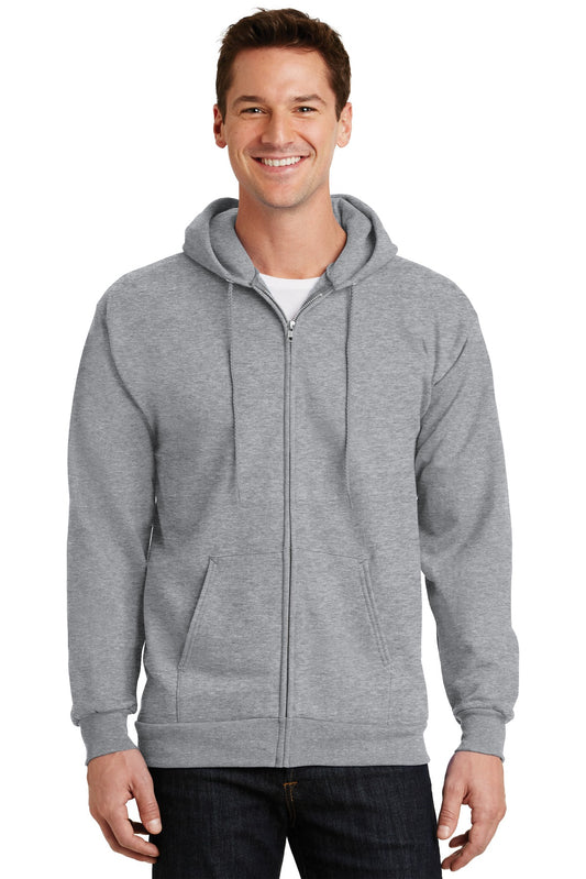 Port & Co ™  Essential Fleece Full-Zip Hooded Sweatshirt.  PC90ZH
