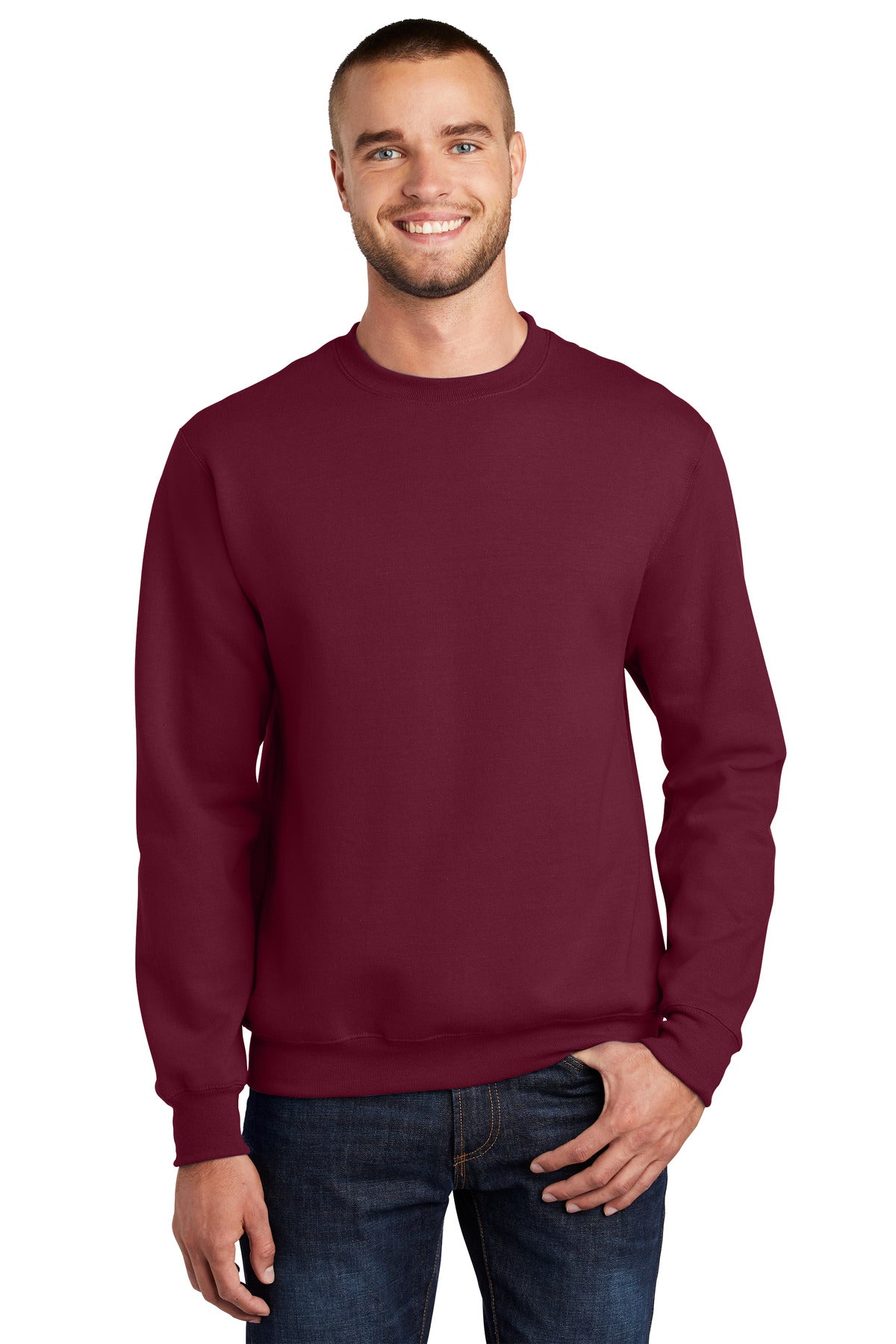Port & Co ™  Essential Fleece Crewneck Sweatshirt.  PC90