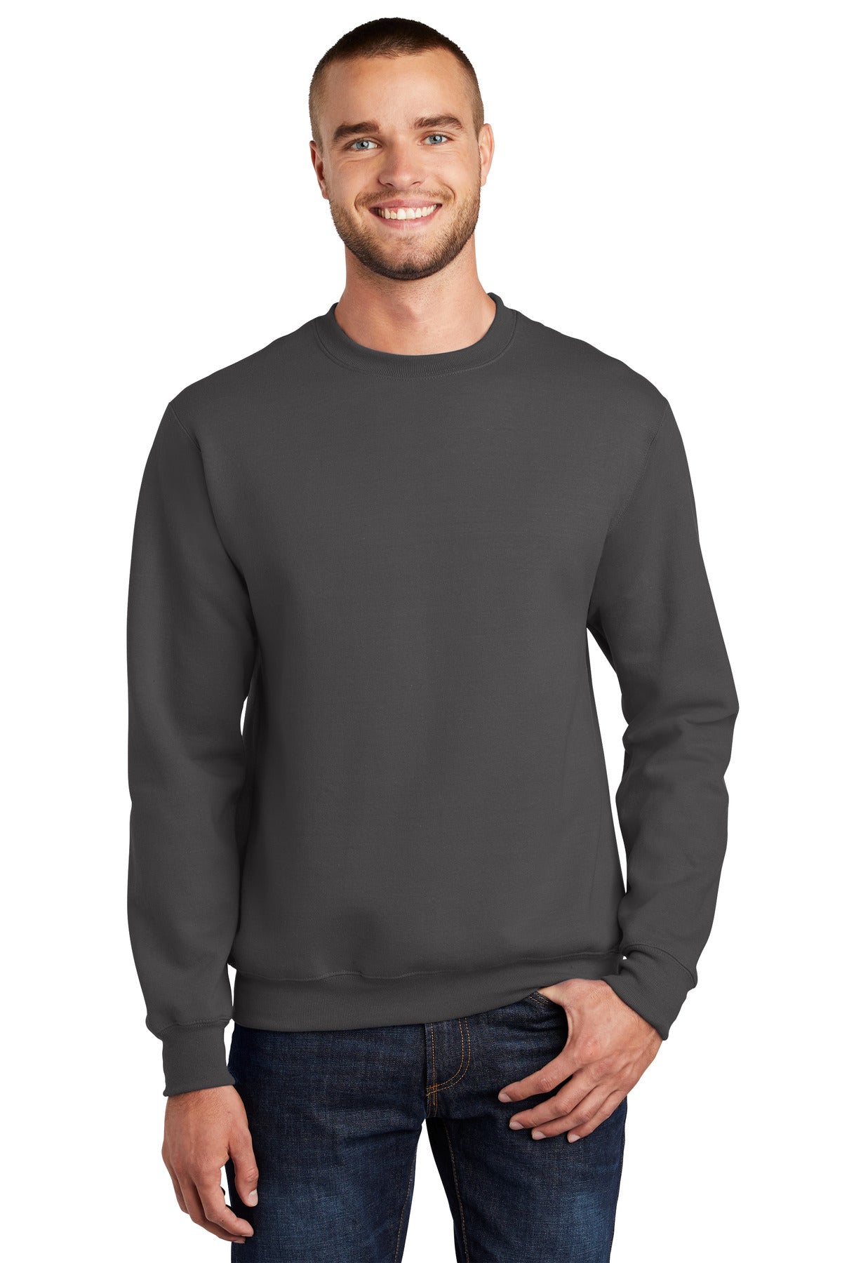 Port & Co ™  Essential Fleece Crewneck Sweatshirt.  PC90