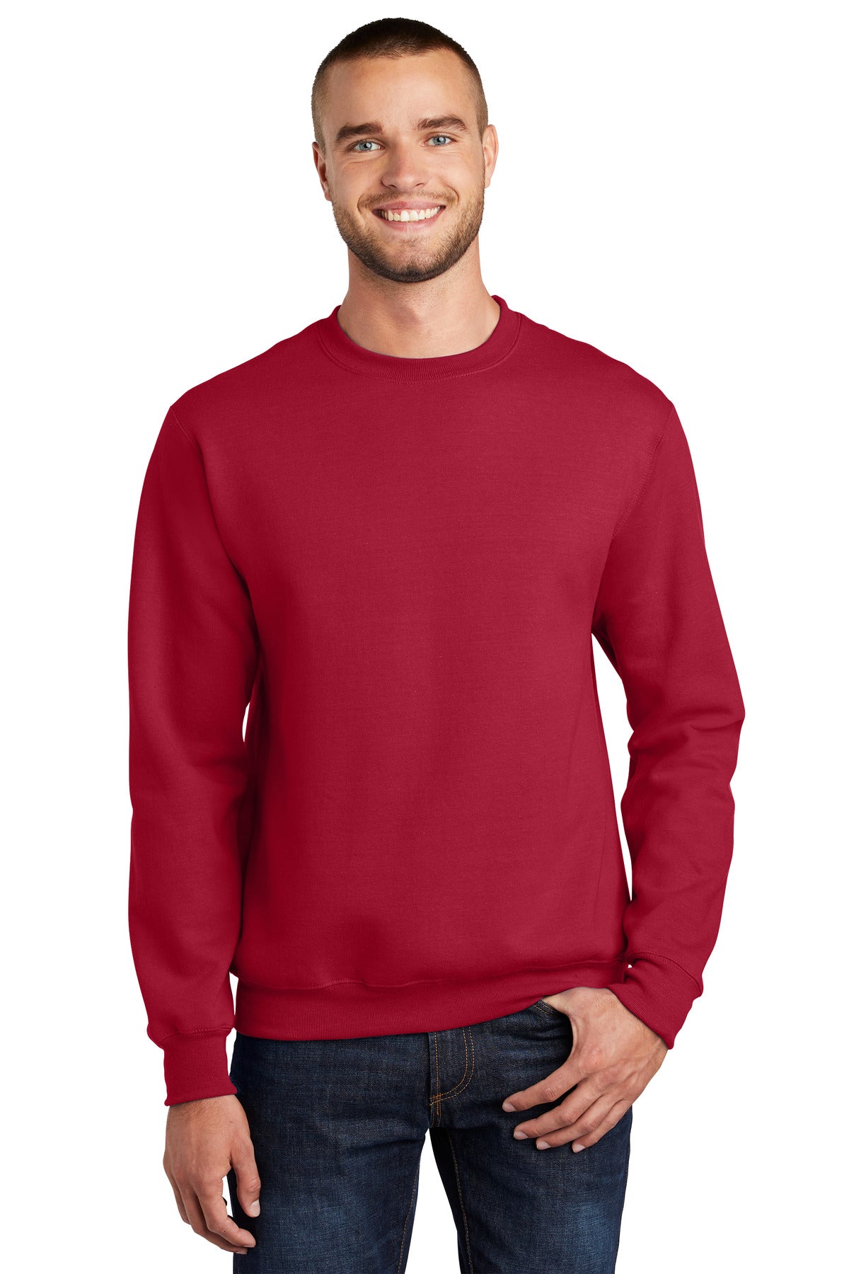 Port & Co ™  Essential Fleece Crewneck Sweatshirt.  PC90