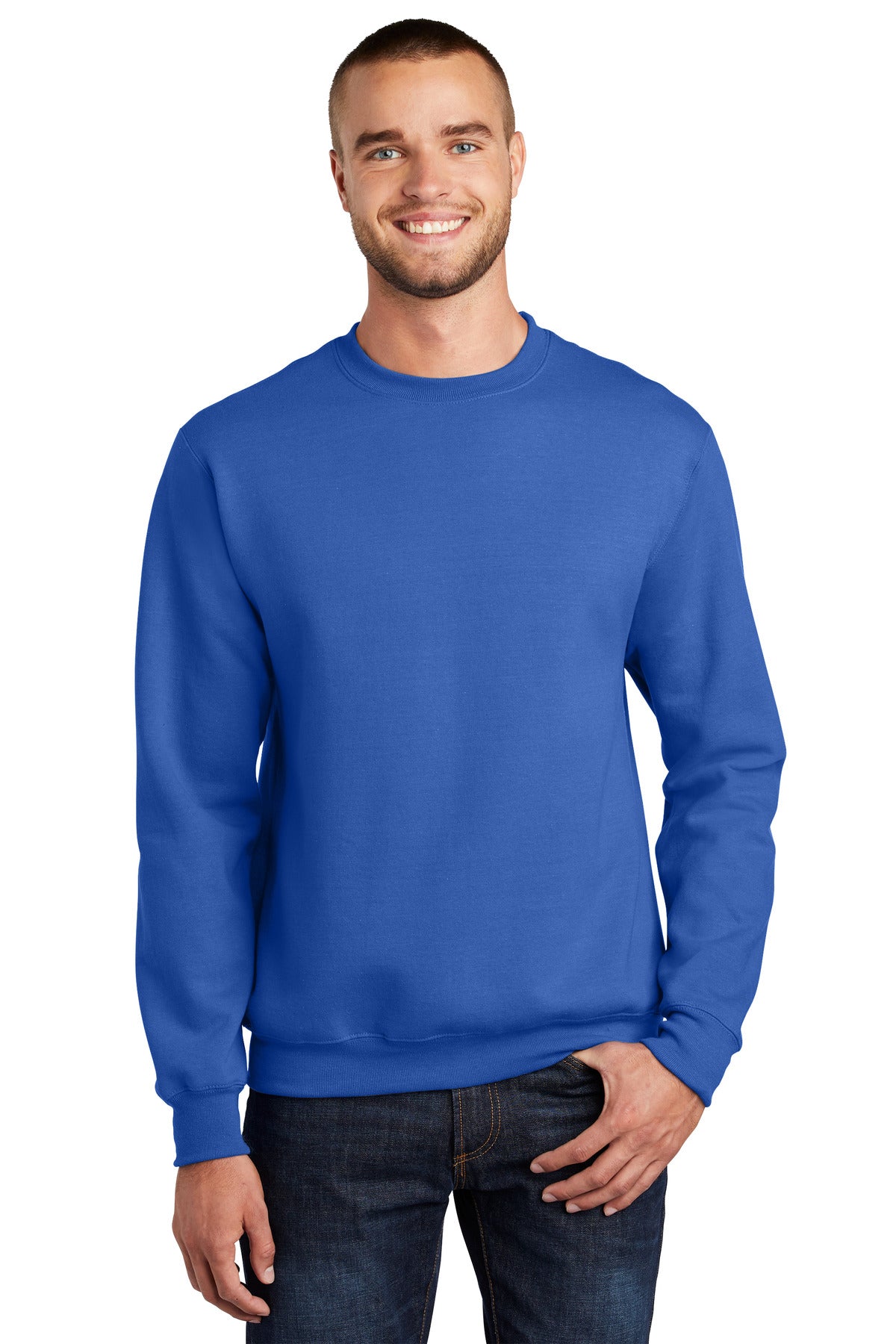 Port & Co ™  Essential Fleece Crewneck Sweatshirt.  PC90
