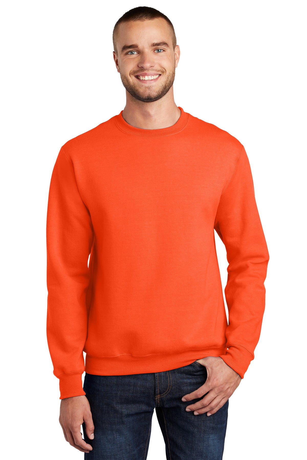 Port & Co ™  Essential Fleece Crewneck Sweatshirt.  PC90